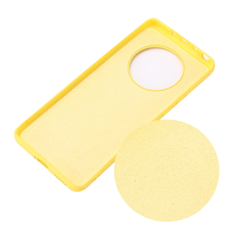 For Huawei Mate 40 Pro+ Pure Color Liquid Silicone Shockproof Full Coverage Case