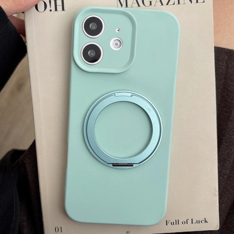 For iPhone 11 Stress Relief Holder Magnetic Fine Hole Silicone Phone Case