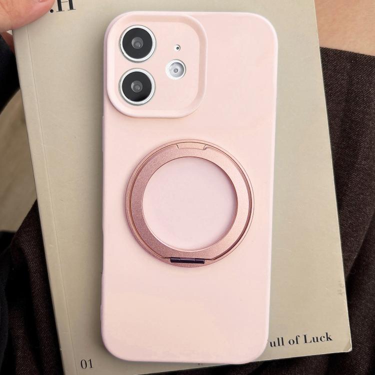 For iPhone 12 Stress Relief Holder Magnetic Fine Hole Silicone Phone Case
