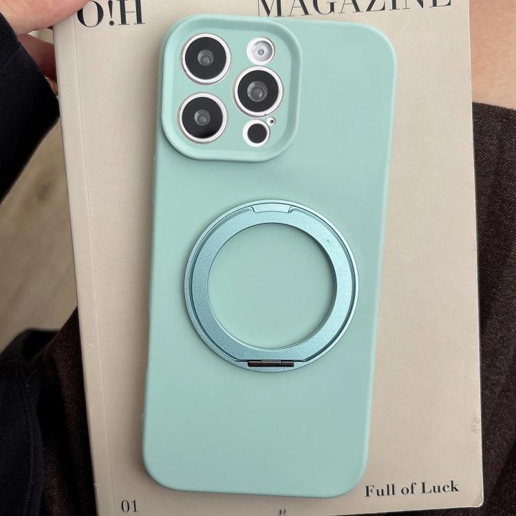 For iPhone 12 Pro Stress Relief Holder Magnetic Fine Hole Silicone Phone Case