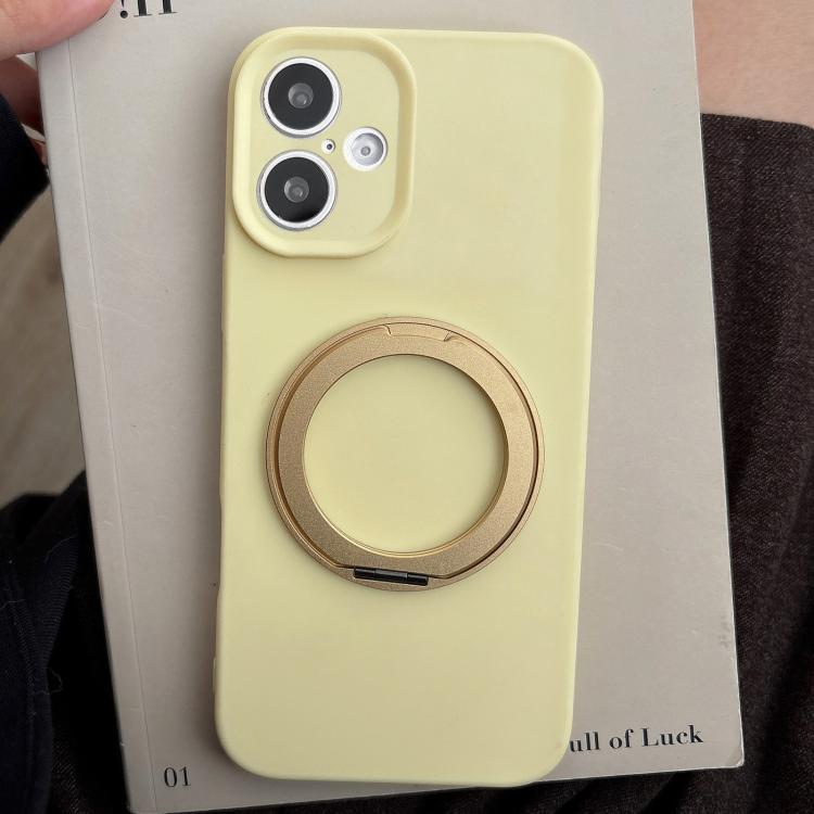 For iPhone 17 Stress Relief Holder Magnetic Fine Hole Silicone Phone Case