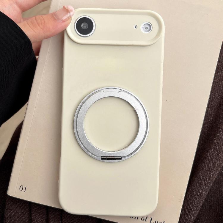For iPhone Air Stress Relief Holder Magnetic Fine Hole Silicone Phone Case