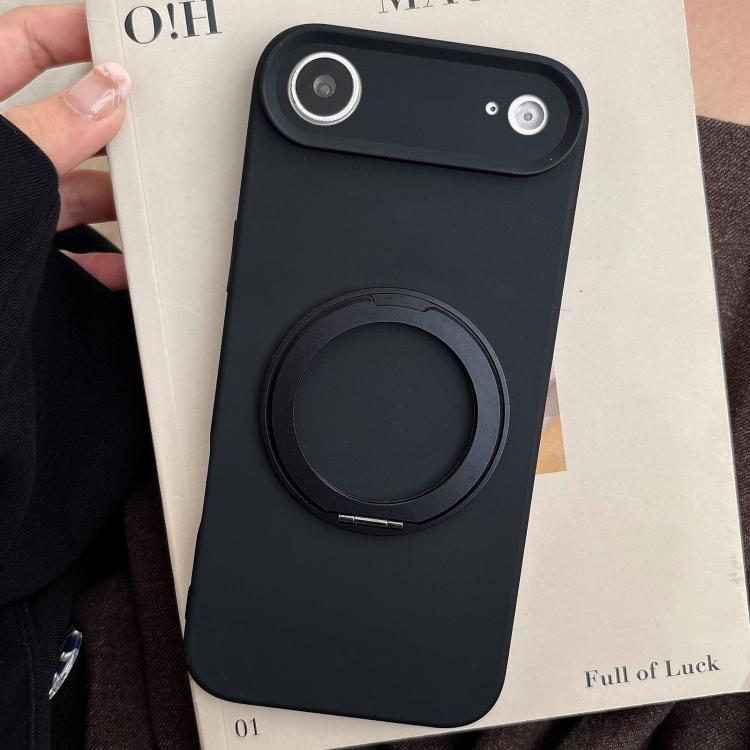 For iPhone Air Stress Relief Holder Magnetic Fine Hole Silicone Phone Case