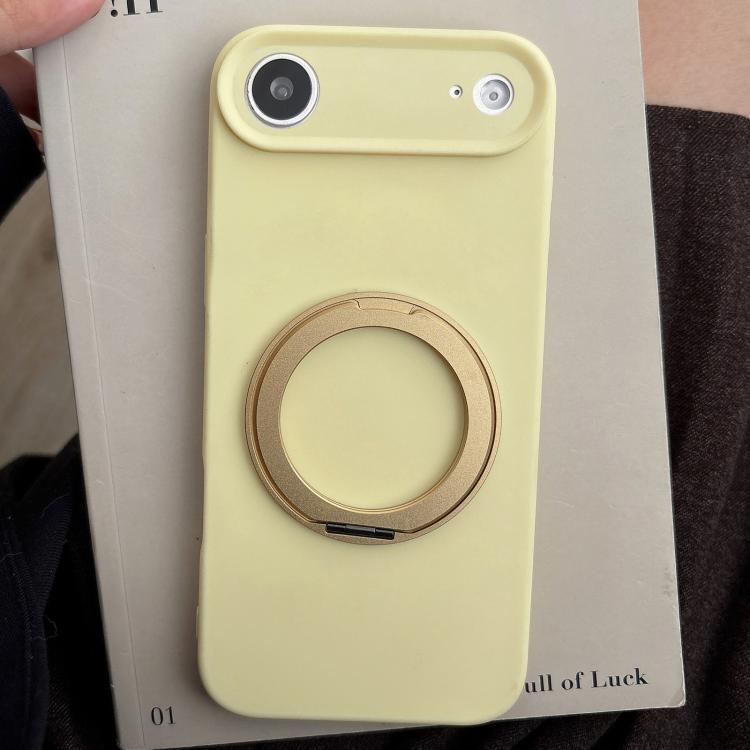 For iPhone Air Stress Relief Holder Magnetic Fine Hole Silicone Phone Case