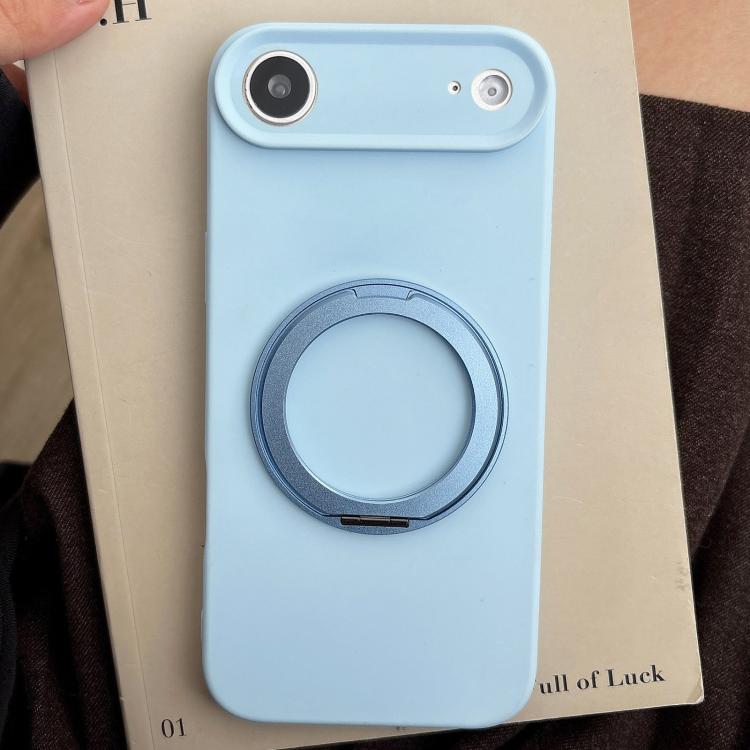 For iPhone Air Stress Relief Holder Magnetic Fine Hole Silicone Phone Case