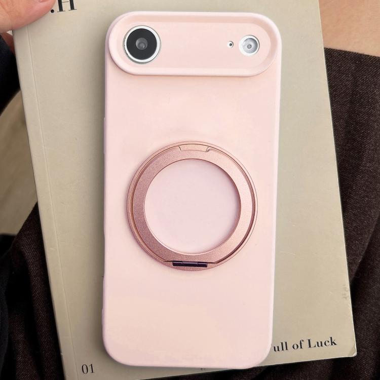 For iPhone Air Stress Relief Holder Magnetic Fine Hole Silicone Phone Case