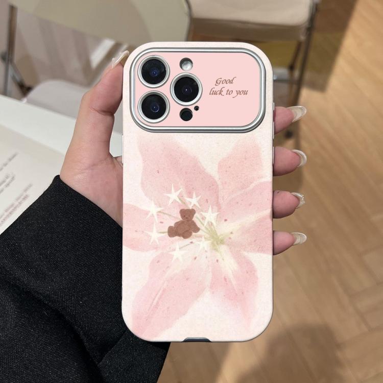 For iPhone 13 Pro Max Rounded Edge Large Window Silicone Phone Case