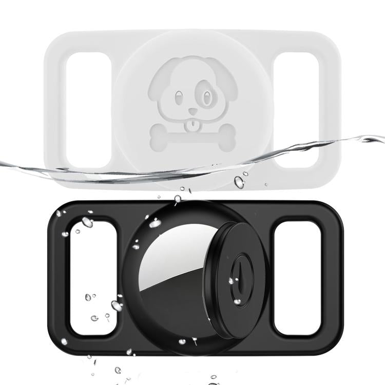 For AirTag 2nd Gen / 1st Gen XDcase 4pcs Pet Collar Design Waterproof Silicone Protective Case
