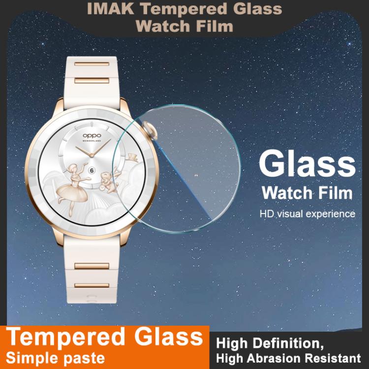 For OPPO Watch X3 Mini High Gloss Gold IMAK Tempered Glass Watch Protective Film