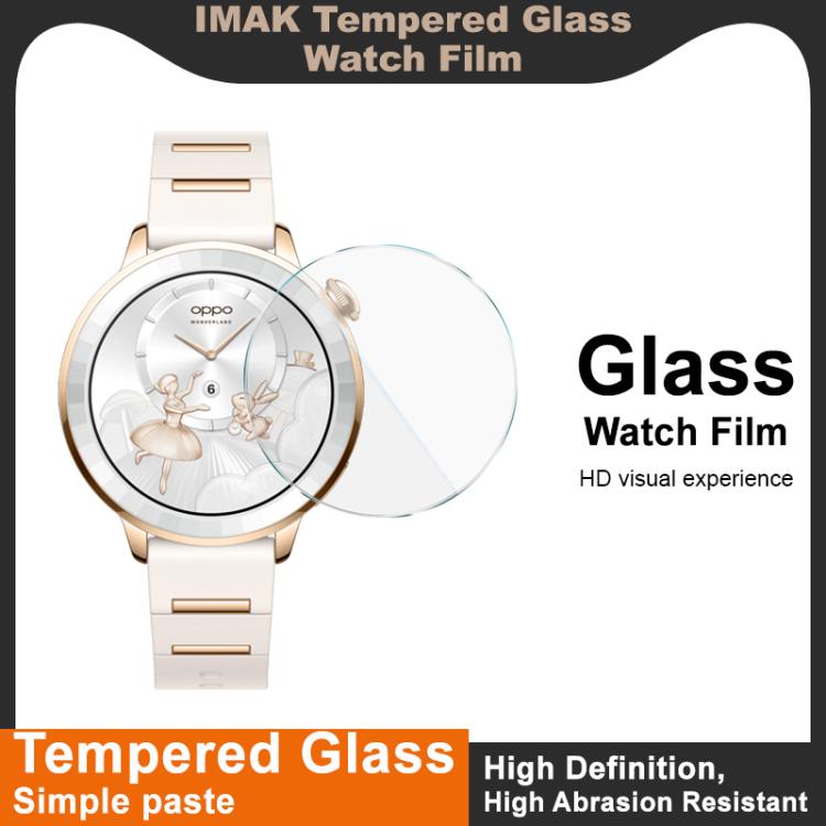 For OPPO Watch X3 Mini High Gloss Gold IMAK Tempered Glass Watch Protective Film
