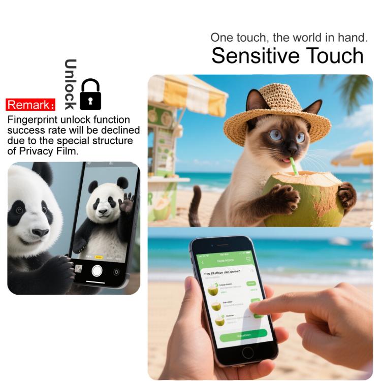 For Nothing Phone 4a Pro imak HD Full Screen Privacy Tempered Glass Protective Film