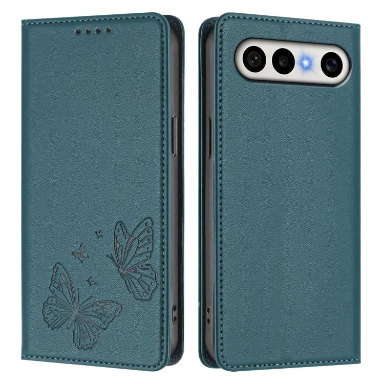 For vivo S50 Pro mini / X300 FE 5G  Russia Strong Magnetic Dual Butterfly RFID Vegan Leather Phone Case