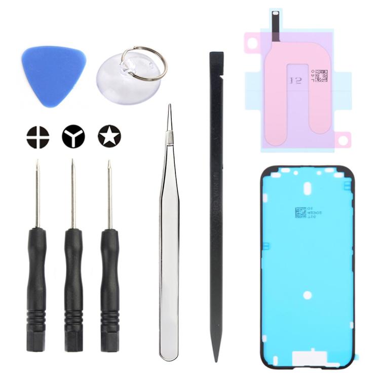 For iPhone 17 JIAFA JF-8162 9 in 1 Battery Adhesive + Waterproof Adhesive + Repair Tool Set