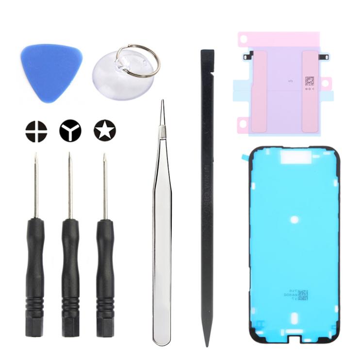 For iPhone Air JIAFA JF-8162 9 in 1 Battery Adhesive + Waterproof Adhesive + Repair Tool Set