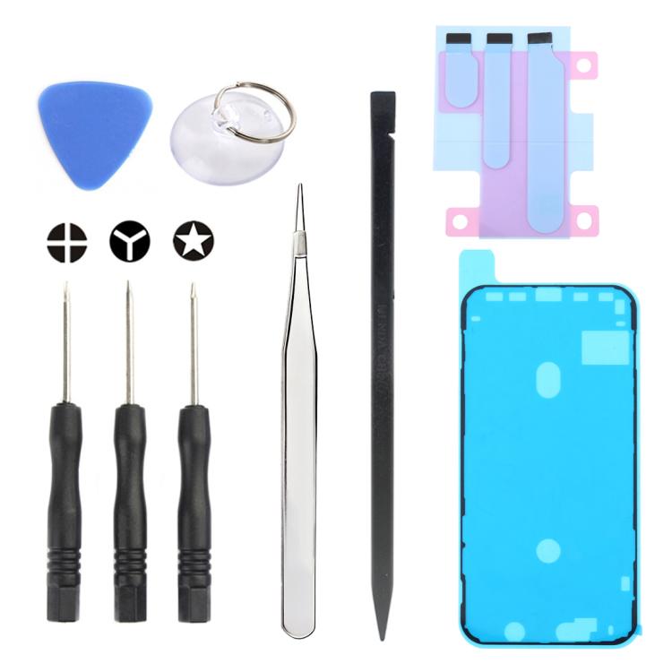 For iPhone 16 Pro JIAFA JF-8162 9 in 1 Battery Adhesive + Waterproof Adhesive + Repair Tool Set