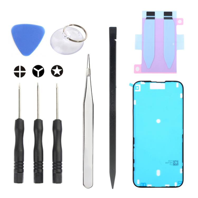For iPhone 16 Plus JIAFA JF-8162 9 in 1 Battery Adhesive + Waterproof Adhesive + Repair Tool Set