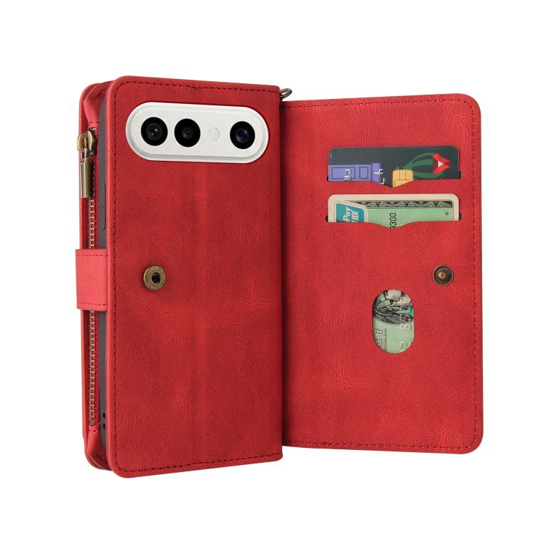 For vivo S50 Pro mini Skin Feel Multi Card Slots Zipper Wallet Leather Phone Case
