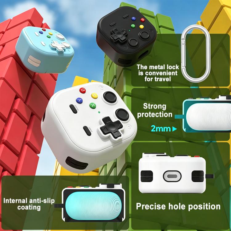 For Huawei FreeClip 2 XDcase Retro Game Console Design Earbuds Protective Case