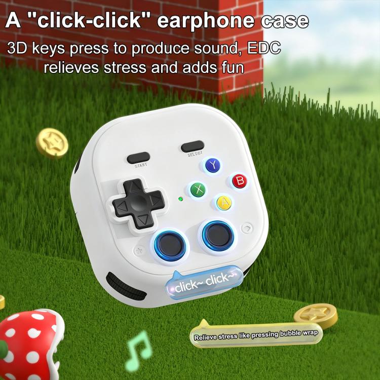 For Huawei FreeClip 2 XDcase Retro Game Console Design Earbuds Protective Case