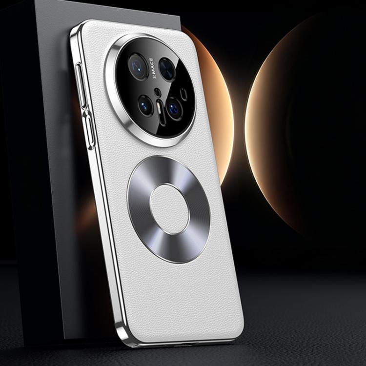 For Huawei Mate 70 Pro / 70 Pro+ Dual-Ring Magnetic Vegan Leather Phone Case