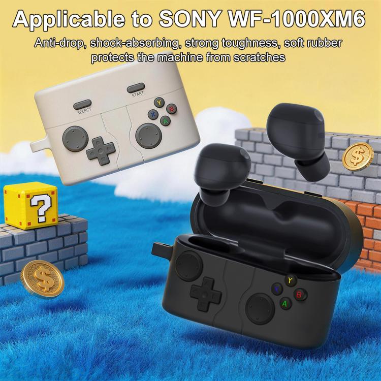 For Sony WF-1000XM6 XDcase Retro Game Console Style Silicone Earbuds Case