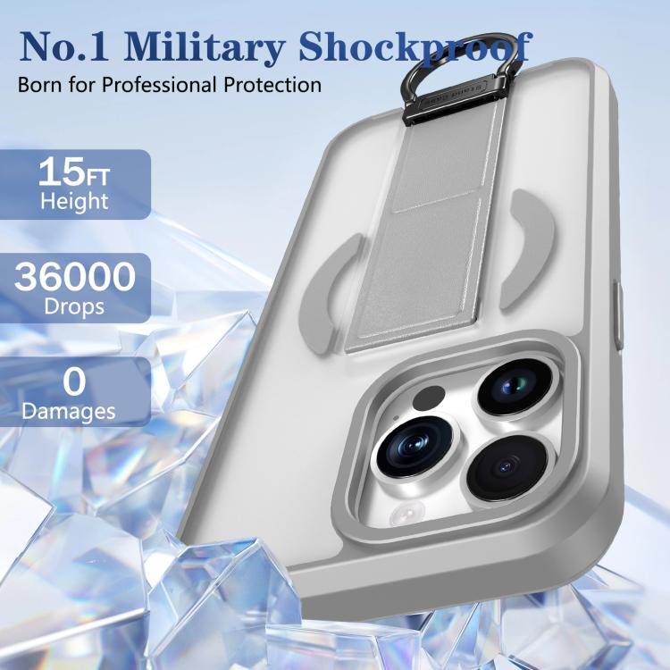 For iPhone 13 Pro Skin-Friendly D-Ring Holder Magnetic Shockproof Phone Case
