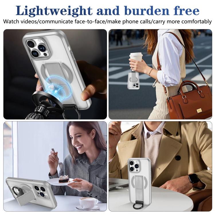 For iPhone 13 Pro Skin-Friendly D-Ring Holder Magnetic Shockproof Phone Case