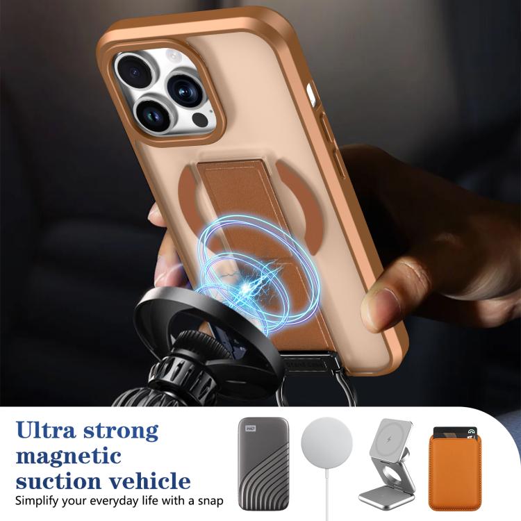 For iPhone 13 Pro Skin-Friendly D-Ring Holder Magnetic Shockproof Phone Case