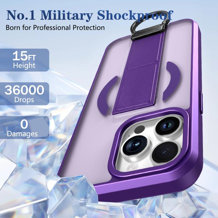 For iPhone 13 Pro Skin-Friendly D-Ring Holder Magnetic Shockproof Phone Case