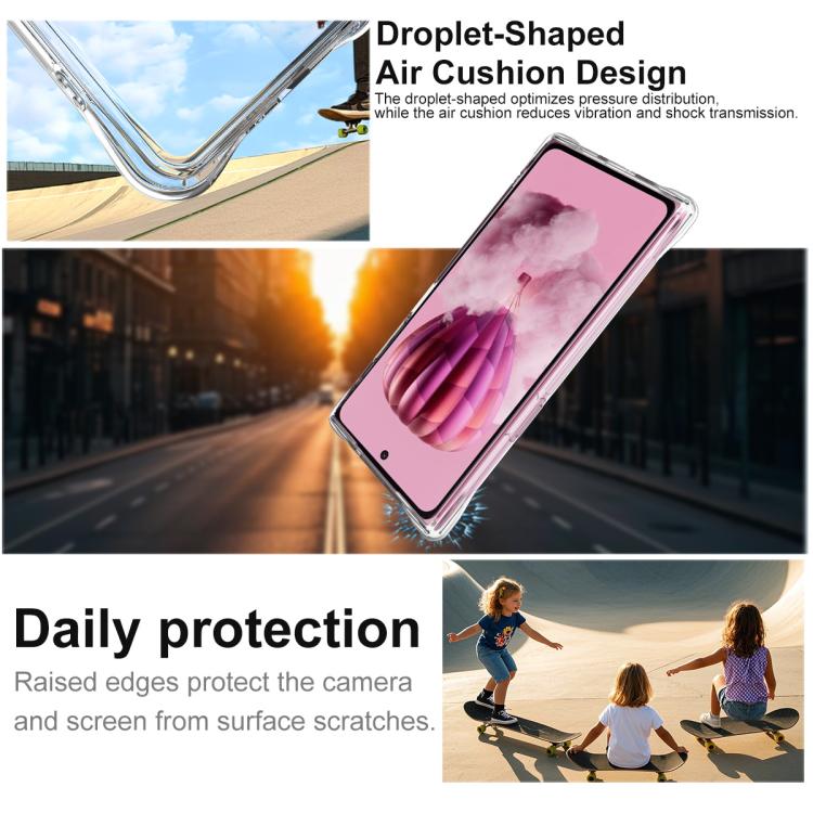 For HMD Skyline imak Magnetic Shockproof Airbag TPU Phone Case - Transparent