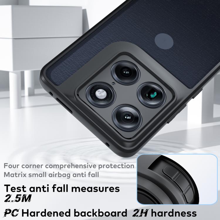 For Motorola Edge 70 Ultra 5G Fine Pore Matte Black TPU + PC Phone Case