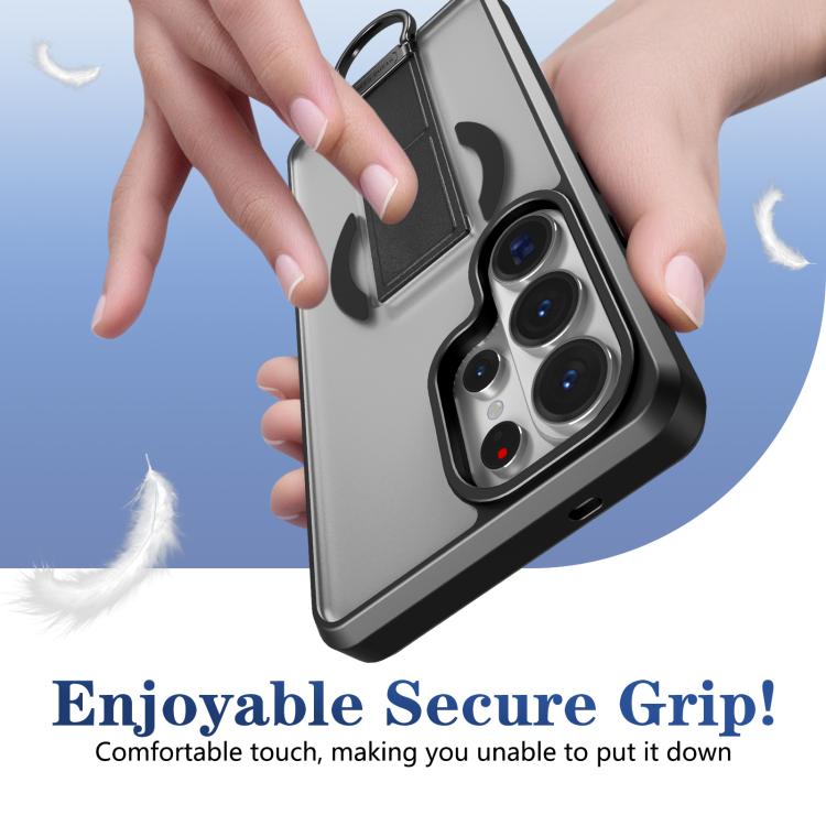 For Samsung Galaxy S26 Ultra 5G Skin-Friendly D-Ring Holder Magnetic Shockproof Phone Case