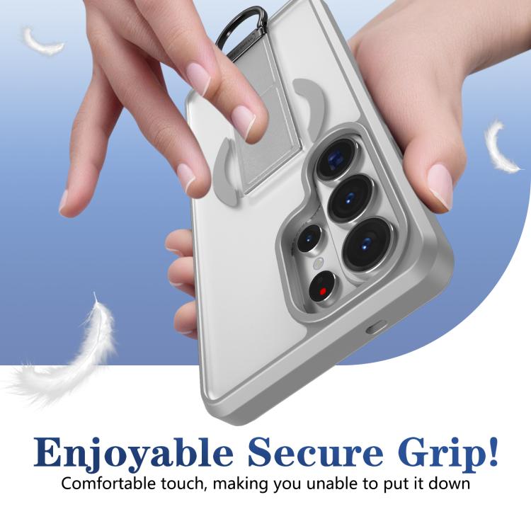For Samsung Galaxy S26 Ultra 5G Skin-Friendly D-Ring Holder Magnetic Shockproof Phone Case