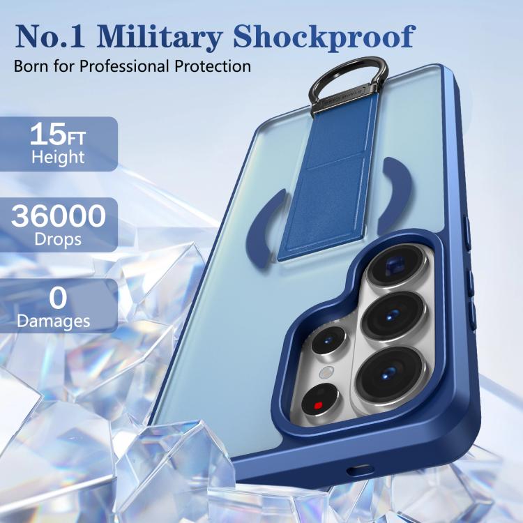 For Samsung Galaxy S26 Ultra 5G Skin-Friendly D-Ring Holder Magnetic Shockproof Phone Case