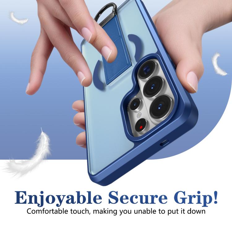 For Samsung Galaxy S26 Ultra 5G Skin-Friendly D-Ring Holder Magnetic Shockproof Phone Case