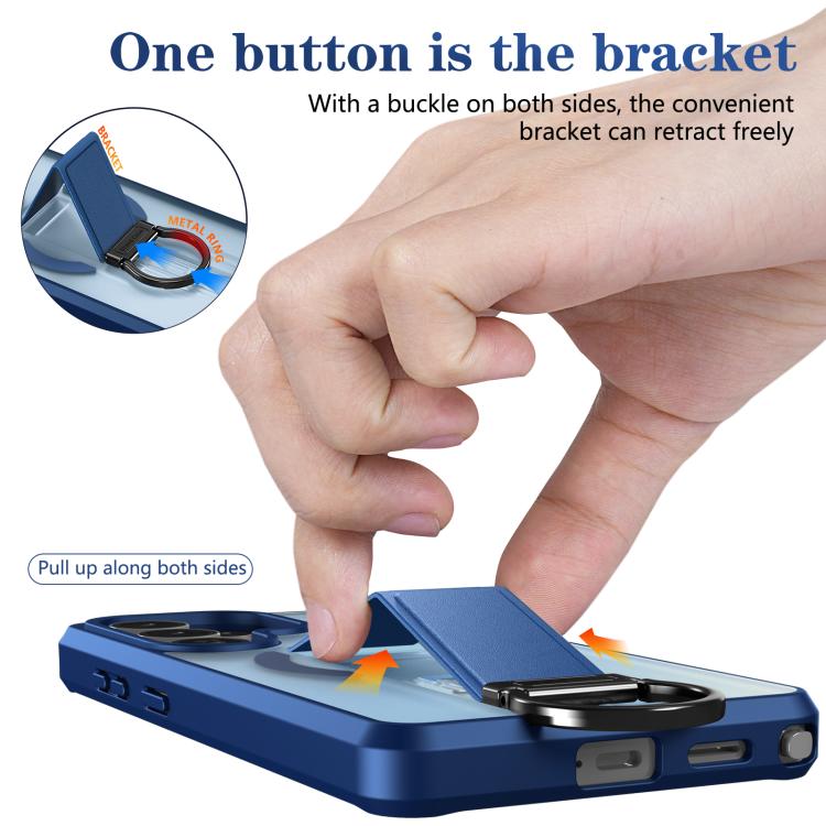 For Samsung Galaxy S26 Ultra 5G Skin-Friendly D-Ring Holder Magnetic Shockproof Phone Case