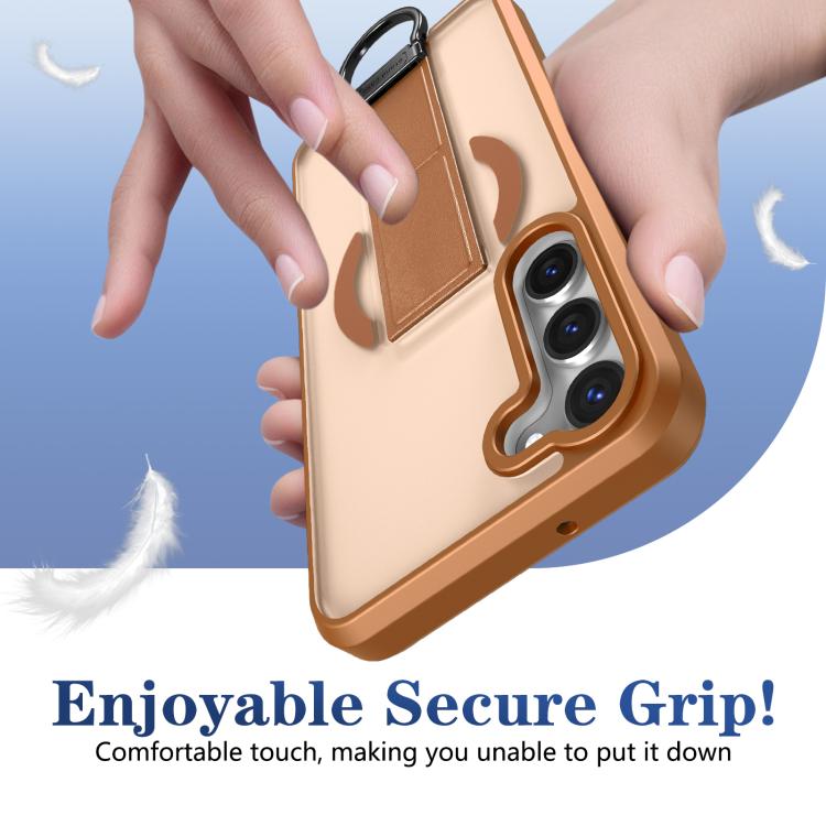 For Samsung Galaxy S23+ 5G Skin-Friendly D-Ring Holder Magnetic Shockproof Phone Case
