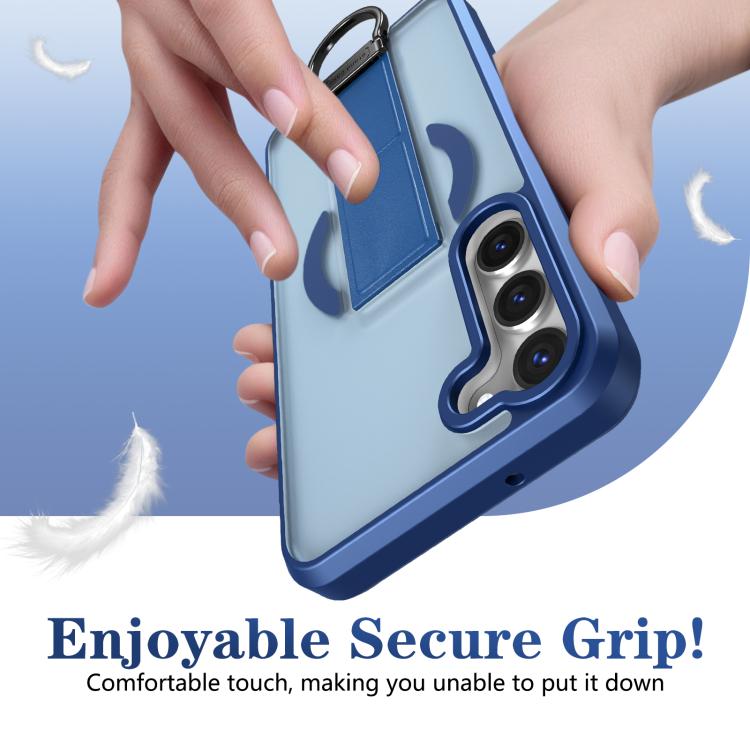 For Samsung Galaxy S23+ 5G Skin-Friendly D-Ring Holder Magnetic Shockproof Phone Case