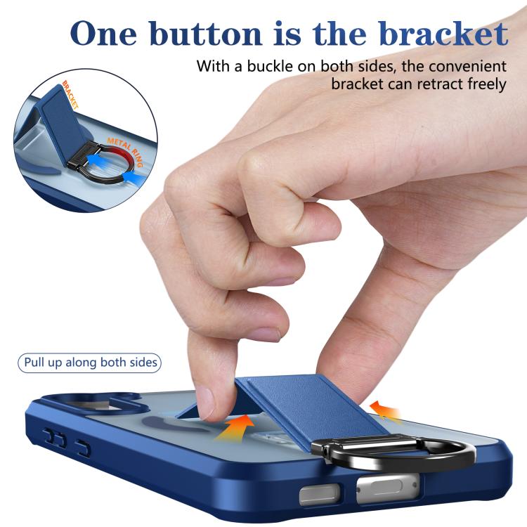 For Samsung Galaxy S23+ 5G Skin-Friendly D-Ring Holder Magnetic Shockproof Phone Case