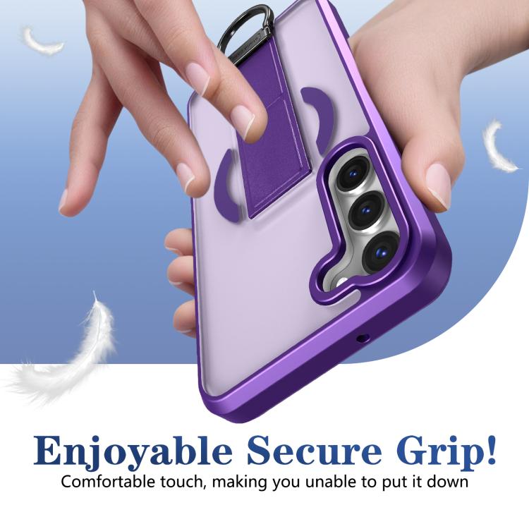 For Samsung Galaxy S23+ 5G Skin-Friendly D-Ring Holder Magnetic Shockproof Phone Case
