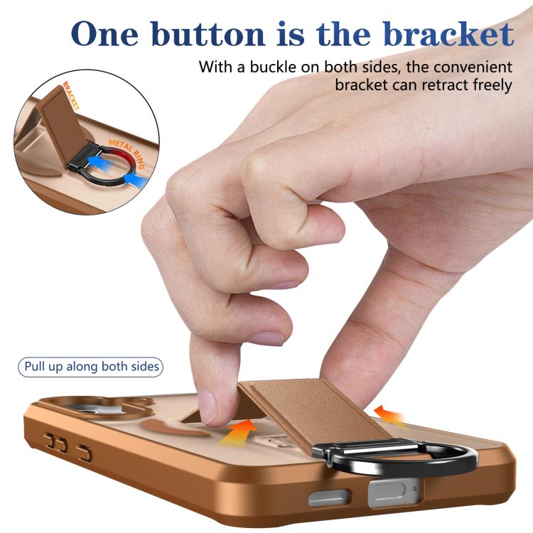 For Samsung Galaxy S24+ 5G Skin-Friendly D-Ring Holder Magnetic Shockproof Phone Case