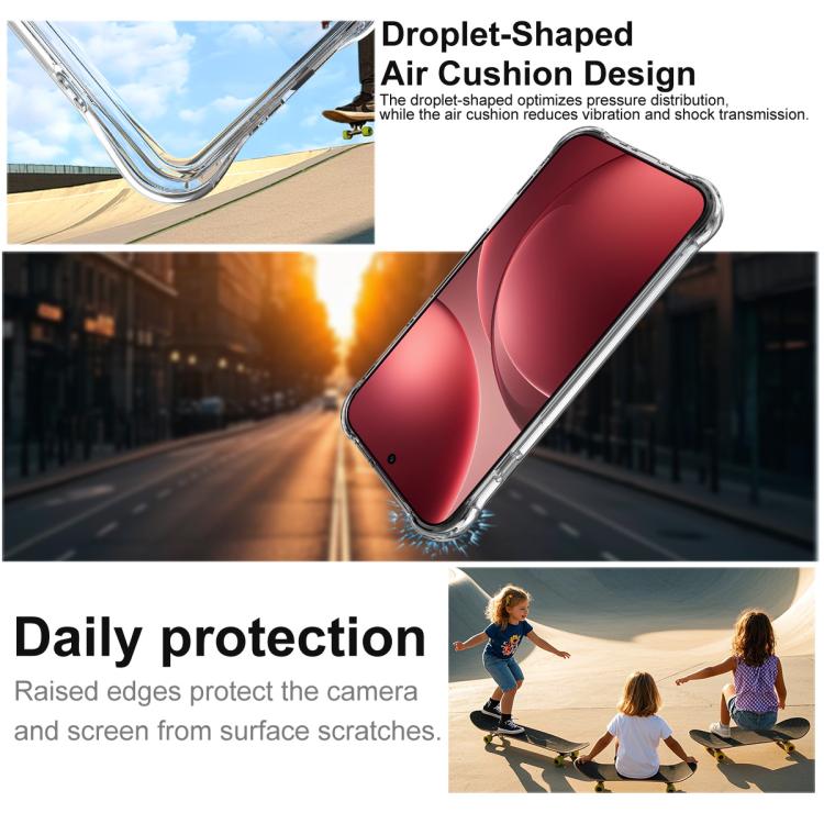 For OPPO Find X9 Pro imak Magnetic Shockproof Airbag TPU Phone Case - Transparent