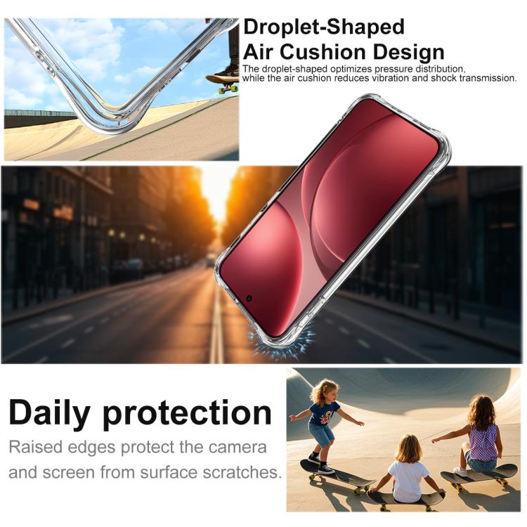 For OPPO Find X9s Pro 5G imak Magnetic Shockproof Airbag TPU Phone Case - Transparent