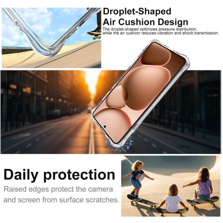 For OPPO Find X9 Ultra 5G imak Magnetic Shockproof Airbag TPU Phone Case - Transparent