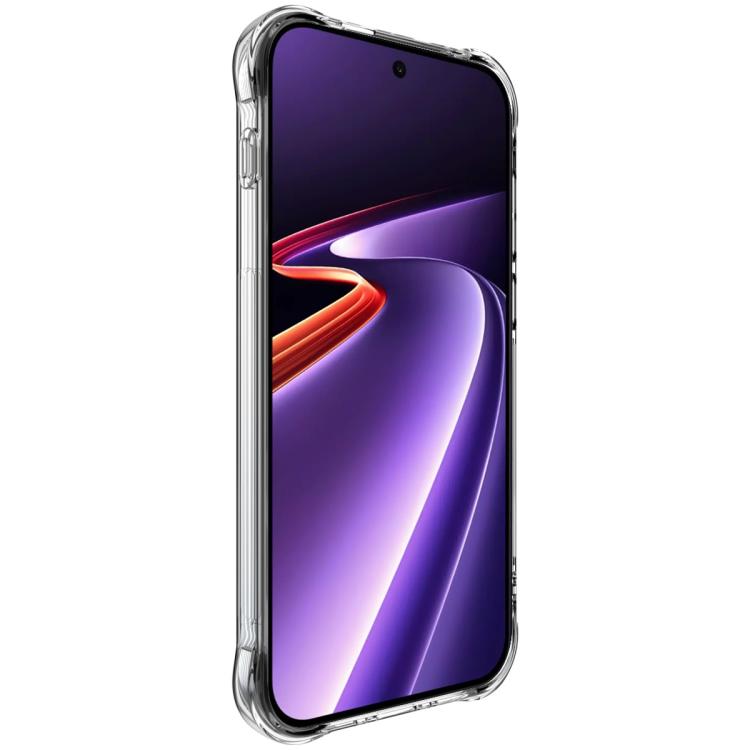 For OnePlus Ace 6 Ultra imak Magnetic Shockproof Airbag TPU Phone Case - Transparent