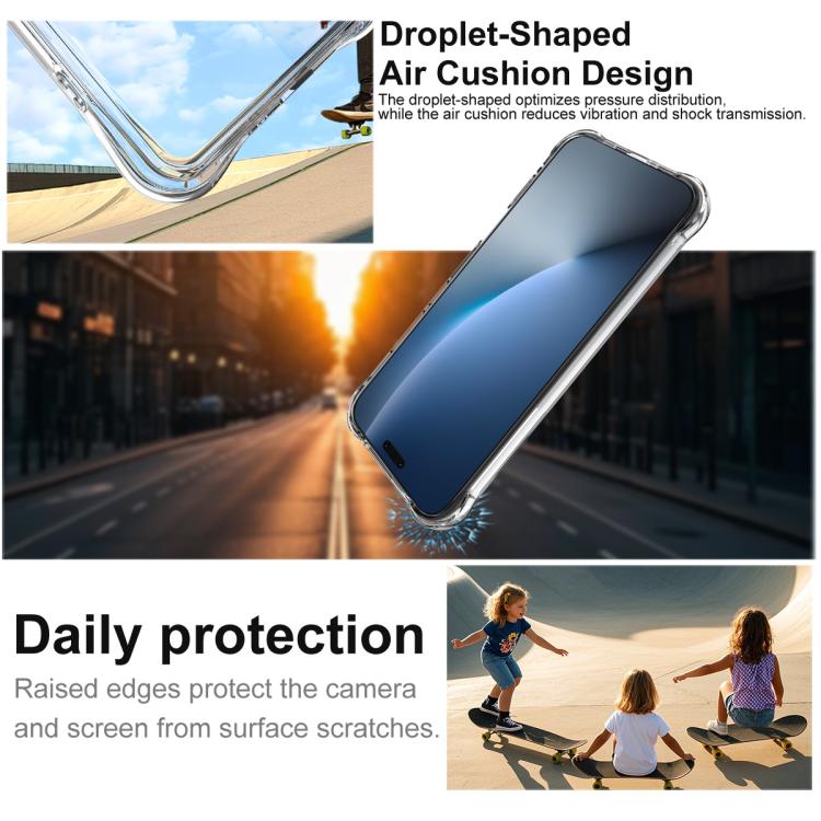 For Honor Magic8 Pro imak Magnetic Shockproof Airbag TPU Phone Case - Transparent