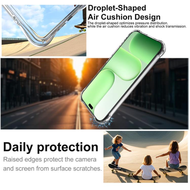 For Honor 600 Lite Global imak Magnetic Shockproof Airbag TPU Phone Case - Transparent