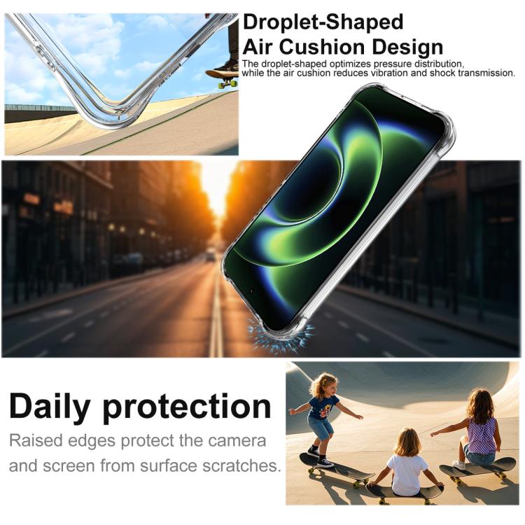 For Xiaomi 17 Ultra/17 Ultra by Leica imak Magnetic Shockproof Airbag TPU Phone Case - Transparent