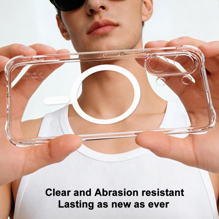 For Xiaomi Poco X8 Pro Max 5G imak Magnetic Shockproof Airbag TPU Phone Case - Transparent