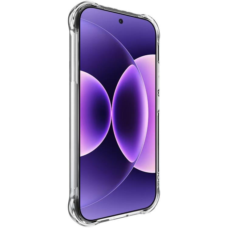 For Xiaomi 17 Pro imak Magnetic Shockproof Airbag TPU Phone Case - Transparent
